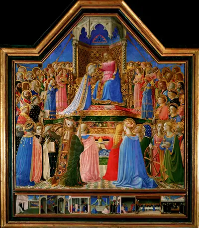 Coronation of the Virgin Louvre Fra Angelico